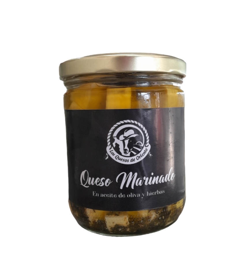 Queso Marinado en Aceite de Oliva y Hierbas